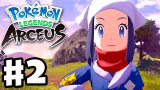 Research Tasks  Pokemon Legends Arceus  Gameplay Walkthrough Part 2 Nintendo Switch [upl. by Luciano]