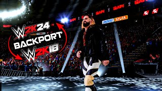 WWE 2K24 Seth Rollins Mod Backport To WWE2K18 [upl. by Atrice674]