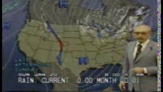 Memphis Snow and Record Cold Jan 17 1985 [upl. by Hourigan]