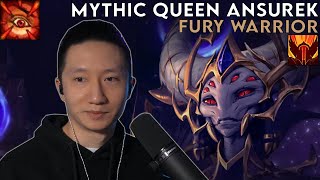 Mythic QUEEN ANSUREK  Fury Warrior PoV [upl. by Bartram486]