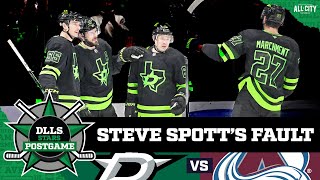 Dallas Stars survive comeback attempt defeat Colorado Avalanche  STARS POSTGAME [upl. by Einnaj176]