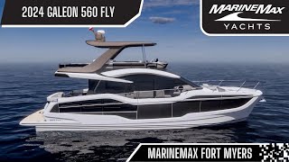 2024 Galeon 560 Fly Walkthrough At MarineMax Fort Myers [upl. by Hamimej]