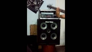 SONIDO MI AMP HARTKE HA3500 350 W CON EN HARTKE CABINET 45XL [upl. by Mcgaw]