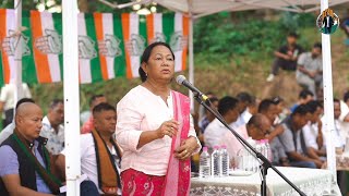 Former NPP MLA Ferlin A Sangma Delivers Electrifying Address at Gambegre Bazar [upl. by Naillimixam]