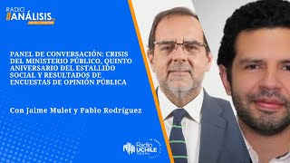 Panel de conversación crisis del Ministerio Público y quinto aniversario del estallido social [upl. by Rafaellle]