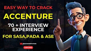 Accenture 70 Interview Experience  SASAPADAASE Latest Interview Experience  Crack Accenture [upl. by Suoinuj]