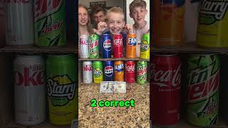 Match The Soda Win 100 😃 funny challenge family soda [upl. by Marozas653]