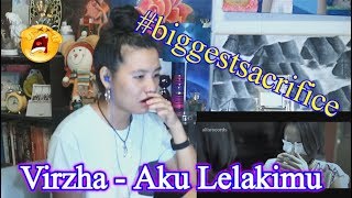 Virzha  Aku Lelakimu REACTION [upl. by Odlanier]