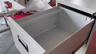 JD STEEL filing cabinet Installation Instructions [upl. by Gurtner]