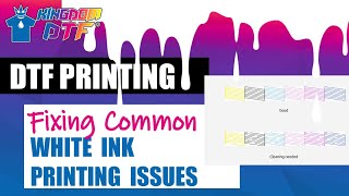 How to Fix Common White Ink Printing Issues  Digital Factory Tutorial [upl. by Avon]