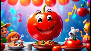 Nursery rhyme about tomato I Hindi Rhymes for Kids  Tomato Song for Kids  colorful animations [upl. by Uohk945]