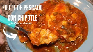 Filete de Pescado Tilapia con Chipotle  Las Recetas de Mama [upl. by Margaretha]