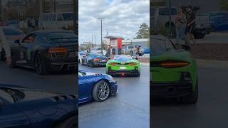 Morrisville NC Cars And Coffee Mixer cars shorts carsandcoffe automobile shorts drive [upl. by Anavas]