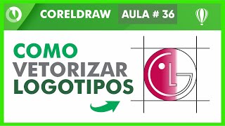 Como refazer um logotipo no corel draw [upl. by Presley]