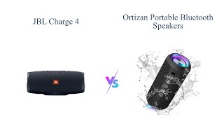 JBL Charge 4 vs Ortizan Portable Speakers Ultimate Sound Battle 🎶🔊 [upl. by Tobey]