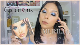 MURILLO TWINS X BEAUTY CREATIONS  TUTORIAL  PALETA BRITTANY [upl. by Klara]