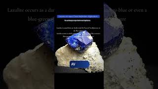 Lazurite on matrix from Badakshan Afghanistan lazurite lapis crystal minerals blue foryou gem [upl. by Key676]