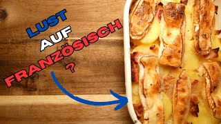 Französischer Kartoffelauflauf mit Camembert leckere einfache leichte Küche [upl. by Keeryt]