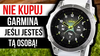 NIE KUPUJ SmartWatch’a Garmin jeśli jesteś TĄ OSOBĄ [upl. by Aldos]