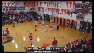 Shadyside vs Caldwell Boys Basketball [upl. by Fielding]