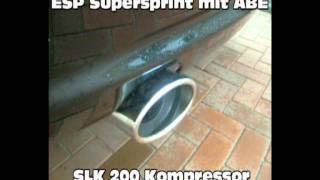 SLK R170 mit Superprint vor und nacher [upl. by Oicnerual]