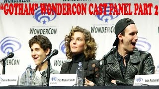 quotGothamquot Wondercon 2017 Panel P2 Upclose  David Mazouz Camren Bicondova Cory Michael Smith [upl. by Schroer]