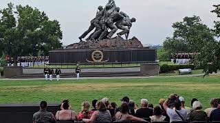 Commandants Own IWO JIMA Evening Parade August 2024 [upl. by Hajar]