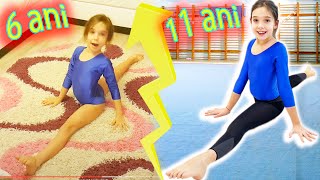 🏆 Reacția MAREI la Primul Ei CLIP cu GIMNASTICĂ 🤸‍♀️ [upl. by Tenom]