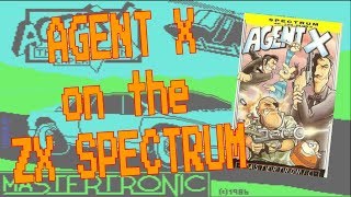 Agent X on the ZX Spectrum from Mastertronic 1986 [upl. by Aisatna]