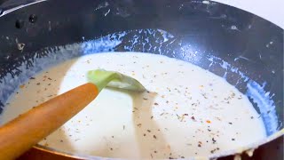 How To Make White Sauce At Home  Easy Bechamel Sauce Recipe  Basic Cooking [upl. by Uhthna]