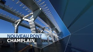 Visite du chantier du nouveau pont Champlain [upl. by Delacourt]