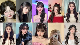 𓍢ִ໋🌷͙֒♫₊˚Korean Hairstyles that will make u beautiful everyday  04 👻💞 [upl. by Inot642]