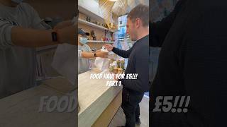 Another Food Hall This one for £5 foodie foodshorts joshandlar foodhaul [upl. by Hgielah]