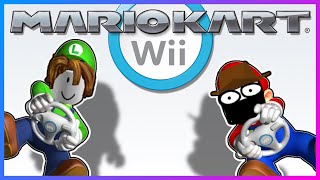 Racing BrownyPlaysRoblox in Mario Kart Wii LIVE [upl. by Ahsikar325]