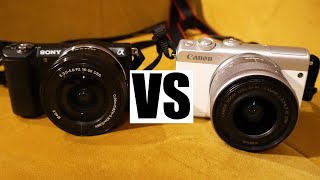 Sony a5000 vs Canon M100 Comparison Explained what is better for Beginners in 2024 [upl. by Enamart]