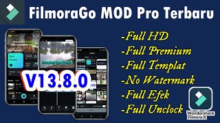 FilmoraGo MOD Terbaru 2024  FilmoraGo MOD Terbaru V1380  Filmora MOD  Tutorial Edit Video [upl. by Olmsted]