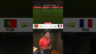 IShowSpeeds mixed reactions to 🇵🇹 vs 🇫🇷 Penalties ishowspeed uefa euro2024 viral shorts [upl. by Sivatnod]