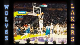 Timberwolves VS Lakers Highlights LeBron back from injury [upl. by Anek]