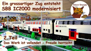 Ein grossartiger Zug entsteht  SBB IC2020  Teil 22 des LEGO MOC 🇨🇭 [upl. by Reisman159]