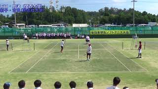 17 石川インカレ ソフトテニス 対抗戦 男子 準々決勝 2 1次戦 1 [upl. by Yoral]