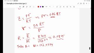 Daily Thermodynamics Ideal gas law example 2 [upl. by Rick]