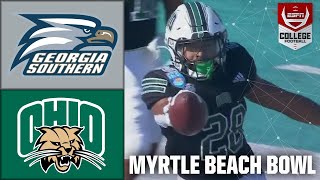 Myrtle Beach Bowl Georgia Southern Eagles vs Ohio Bobcats  Full Game Highlights [upl. by Akemahc]