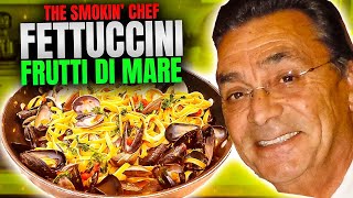 Seafood Symphony Enjoy Fettuccine Frutti Di Mare – A Melody of the Ocean food italy cooking [upl. by Aduh]