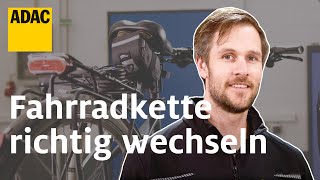 Fahrradkette wechseln So gehts Schritt für Schritt  Einfach Selber Machen  ADAC [upl. by Wagner197]