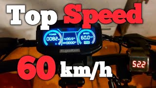 Top Speed 60kmh  KUGOO KIRIN G2 PRO 2022 [upl. by Deron]