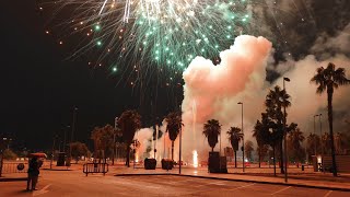 Gran Mascleta Nocturna Mislata 2024 4K  Pirotecnia del Mediterráneo [upl. by Hepsoj]