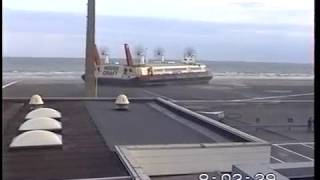 Hoverport Calais 1998 Start des Hovercraft nach Dover [upl. by Aidile]