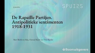 De Rapaille Partijen Antipolitieke sentimenten 19181931 [upl. by Issi885]