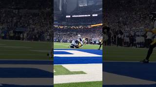 TOUCHDOWN MUUUUTH steelers nfl shorts PITvsIND on CBS [upl. by Kynan]