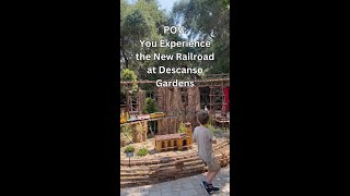 Descanso Gardens New Electric Train Experience [upl. by Floridia635]